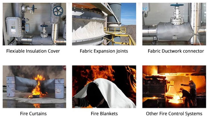 High silica fiberglass cloth used for Heat-preservation and ablation materials of the rockets, missile and spacecraft